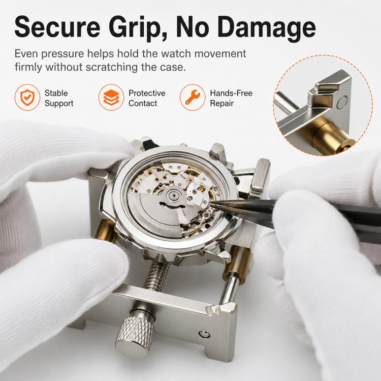 Multifunctional Watch Repair Tool Movement Holder — view 4