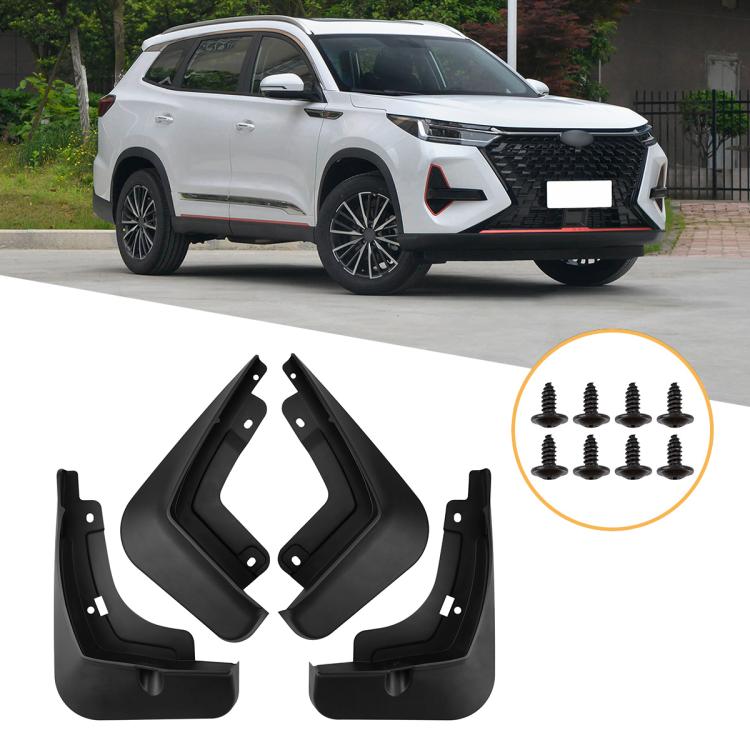 4pcs/Set Car Wheel Splash Flaps Fender Guard