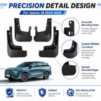 4pcs/Set Car Wheel Splash Flaps Fender Guard — view 3
