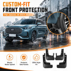 4pcs/Set Car Wheel Splash Flaps Fender Guard — view 5