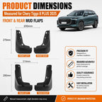 4pcs/Set Car Wheel Splash Flaps Fender Guard — view 9
