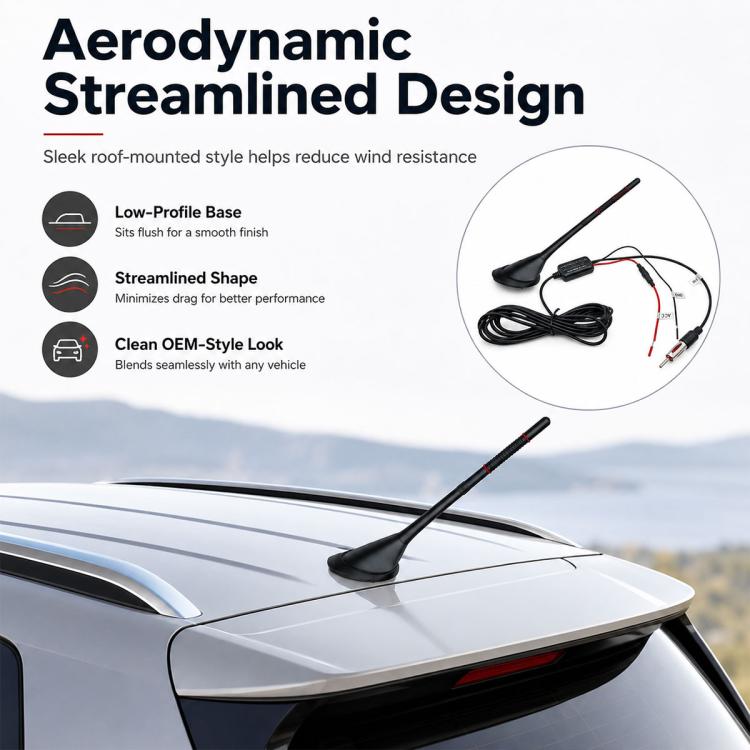 Car MP3 Radio Antenna FM Amplifier Signal Booster