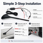 Car MP3 Radio Antenna FM Amplifier Signal Booster