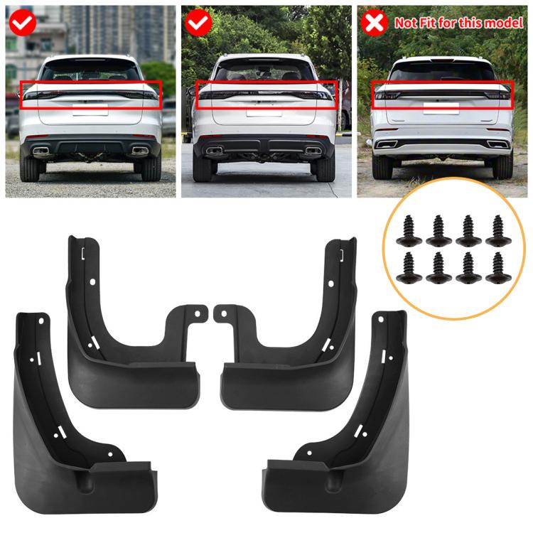 4pcs/Set Car Wheel Splash Flaps Fender Guard