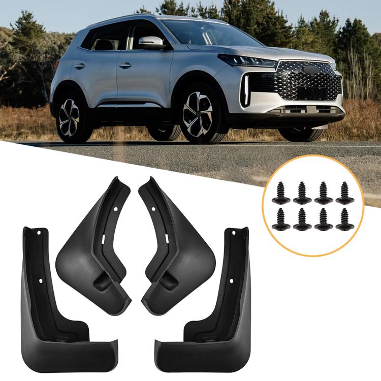 4pcs/Set Car Wheel Splash Flaps Fender Guard