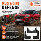 4pcs/Set Car Wheel Splash Flaps Fender Guard — view 6