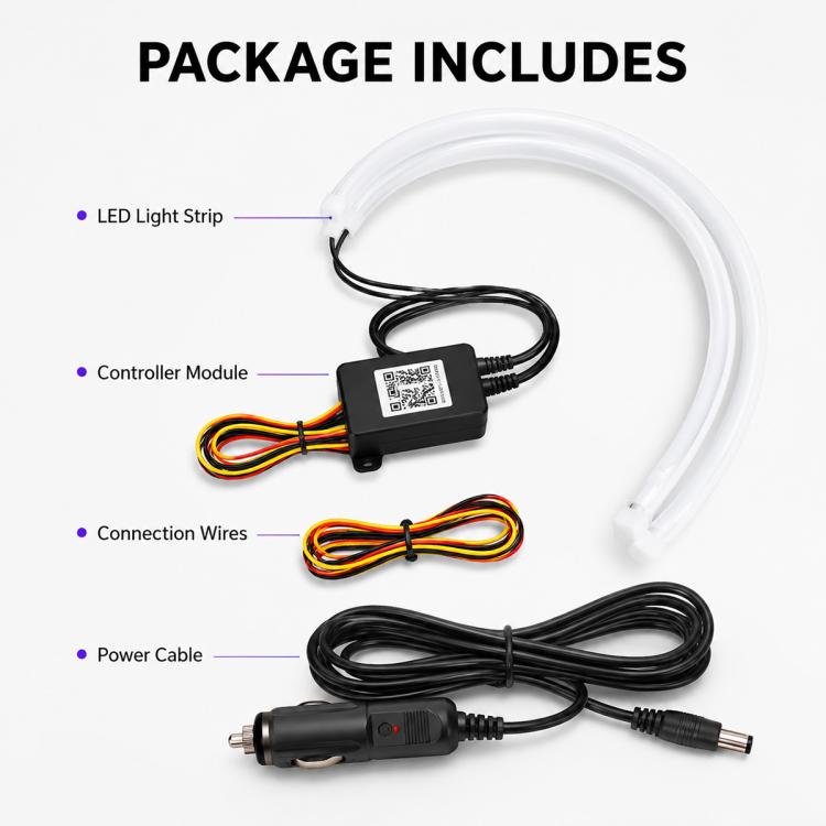 Car Colorful Automotive LED Turn Signals Daytime Running Lights