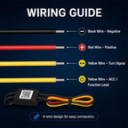 Car Colorful Automotive LED Turn Signals Daytime Running Lights
