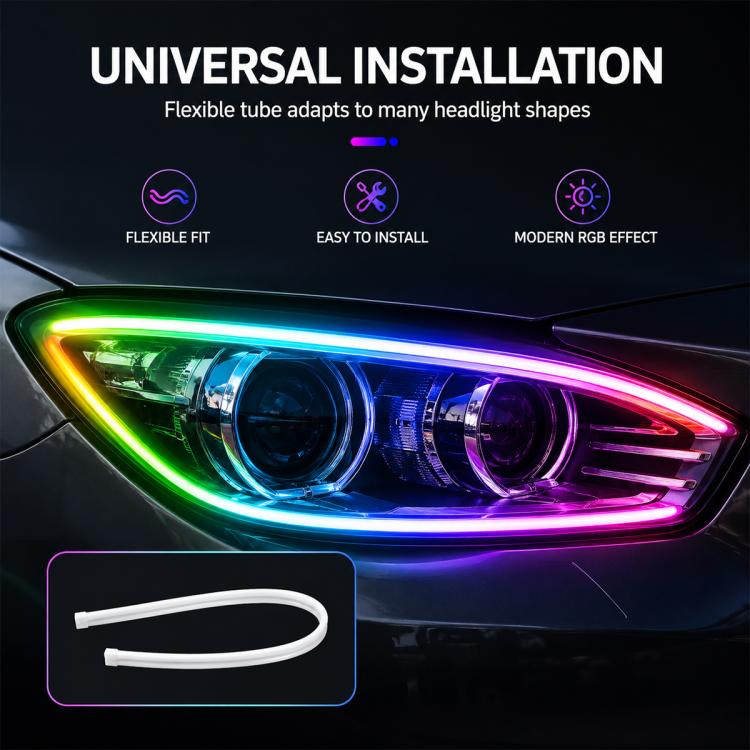 Car Colorful Automotive LED Turn Signals Daytime Running Lights