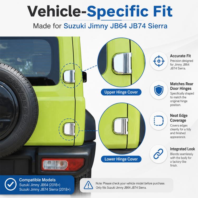 Door Hinges Protective Cover for JIMNY JB64 / JB74
