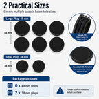For JIMNY JB64 / JB74 Car Dust Plug Protective Cover 8PCS