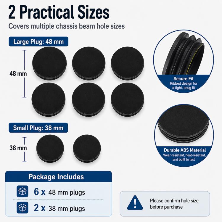 For JIMNY JB64 / JB74 Car Dust Plug Protective Cover 8PCS