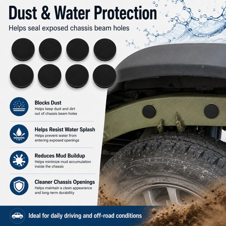 For JIMNY JB64 / JB74 Car Dust Plug Protective Cover 8PCS