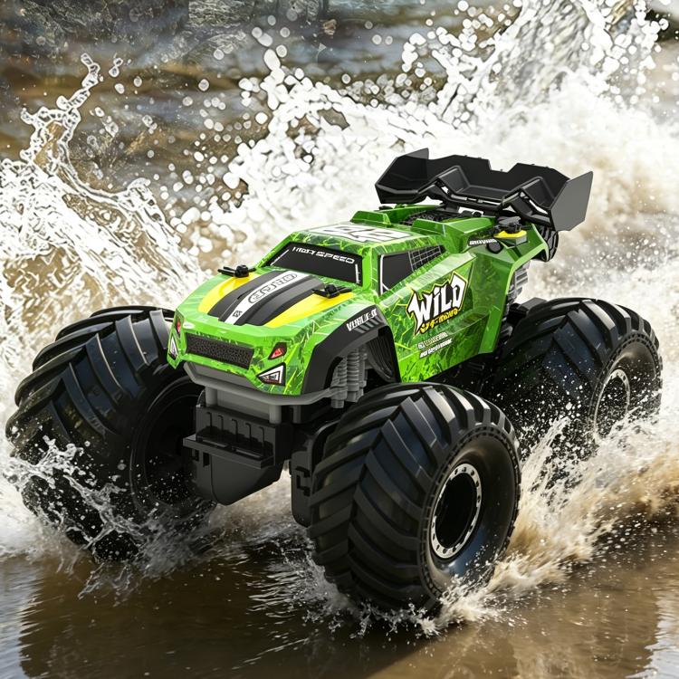 JJR/C Q248 Armored Amphibious 4WD Remote Control Car — Green