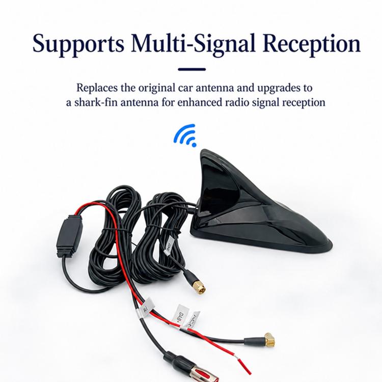 Car Auto Shark Fin Dome Antenna GPS Antenna Active Receiver