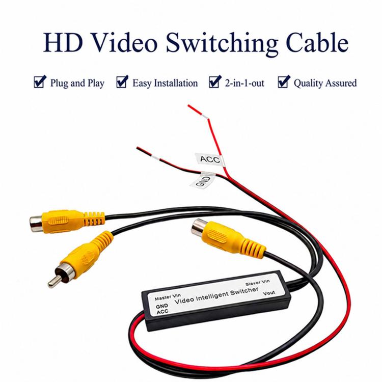 Dash Camera 2 In 1 Out HD Video Adapter Cable — view 3