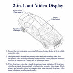 Dash Camera 2 In 1 Out HD Video Adapter Cable — view 5