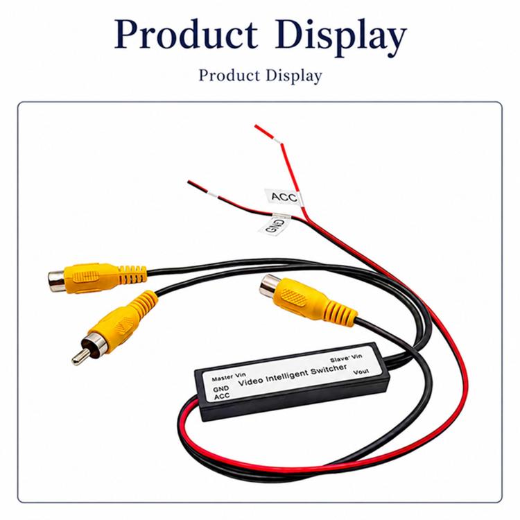 Dash Camera 2 In 1 Out HD Video Adapter Cable — view 8