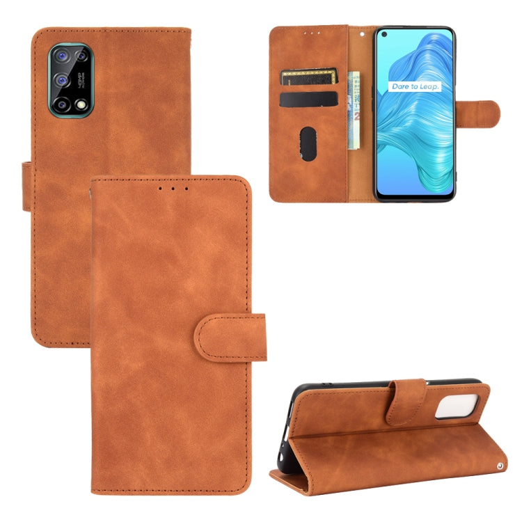 Solid Color Skin Feel Magnetic Buckle Horizontal Flip Calf Texture PU Leather Case with Holder & Card Slots & Wallet — view 19