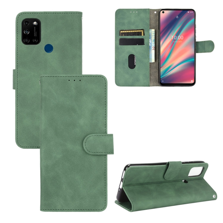 Solid Color Skin Feel Magnetic Buckle Horizontal Flip Calf Texture PU Leather Case with Holder & Card Slots & Wallet — view 22