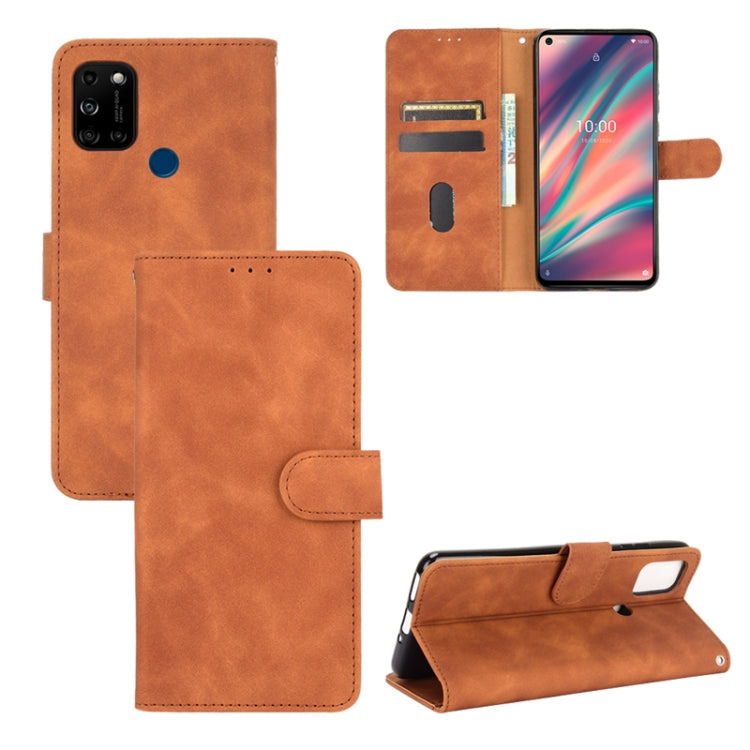Solid Color Skin Feel Magnetic Buckle Horizontal Flip Calf Texture PU Leather Case with Holder & Card Slots & Wallet — view 24