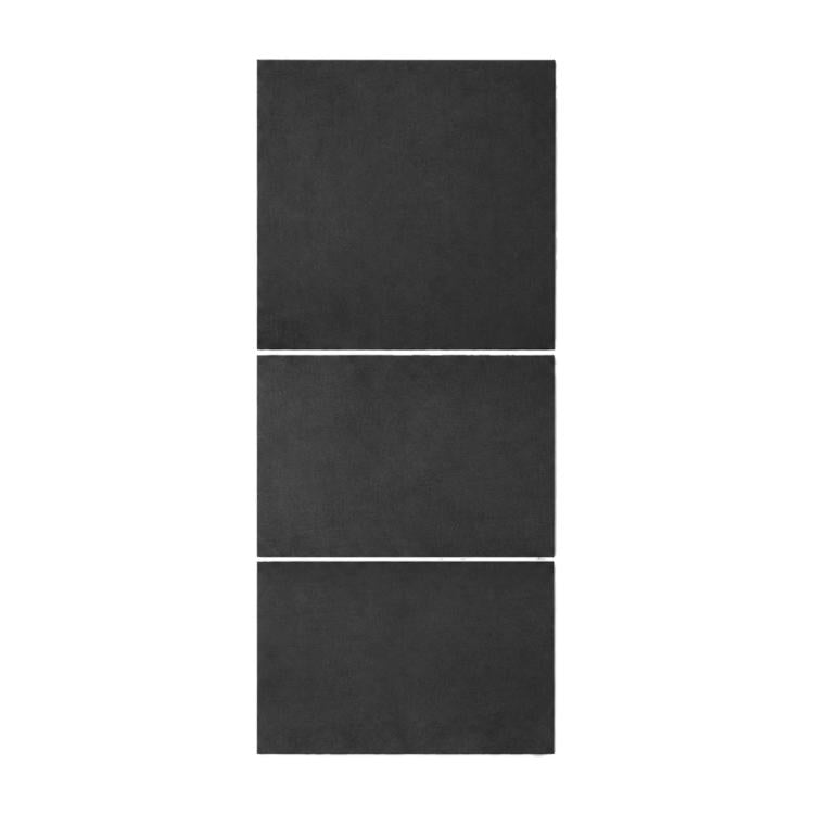Dashboard Center Control Suede Leather Anti-Static Sticker — For Tesla Model Y / Y L / 3 Black