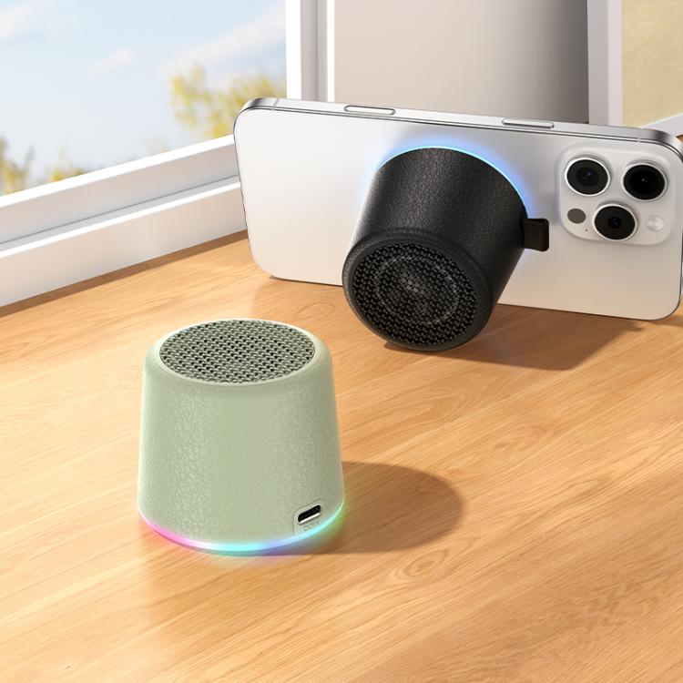 hoco HC49 Shine Magnetic Portable TWS Bluetooth Speaker Phone Holder
