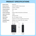 Type-C Audio Receiver Transmitter Wireless Bluetooth Receiver — view 10