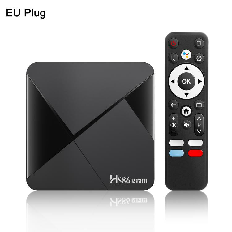 HS86 Mini 14 2GB+16GB Android 14.0 Smart TV Set Top Box, RK3518 Quad-Core 32bit Cortex-A53
