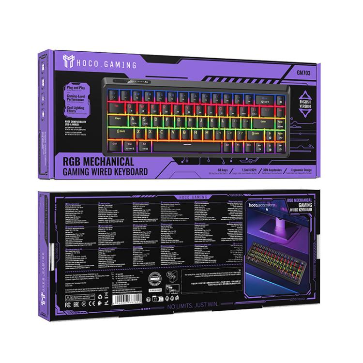 hoco GM703 Rico RGB Mechanical Gaming Keyboard — view 5