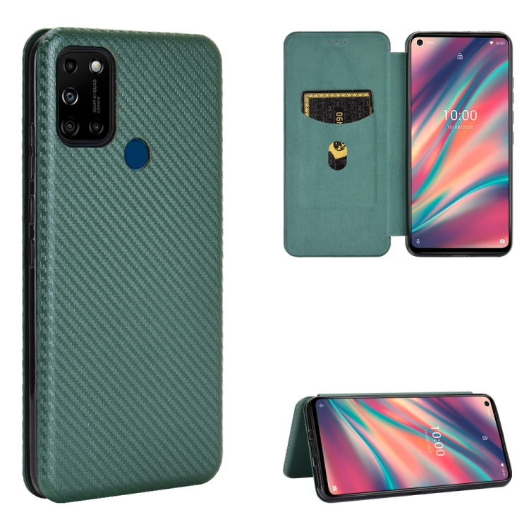 Carbon Fiber Texture Magnetic Horizontal Flip TPU + PC + PU Leather Case with Card Slot — view 20