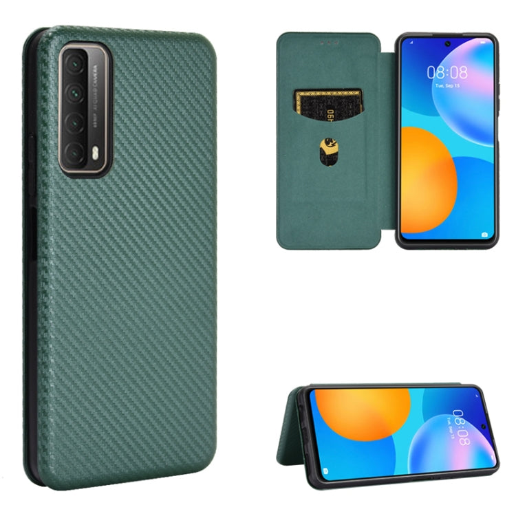 Carbon Fiber Texture Magnetic Horizontal Flip TPU + PC + PU Leather Case with Card Slot — view 24