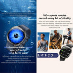 M301 Smart Watch, 1.32 inch AMOLED Screen, Heart Rate, Blood Oxygen, Blood Pressure, Women Health, Voice Assistant