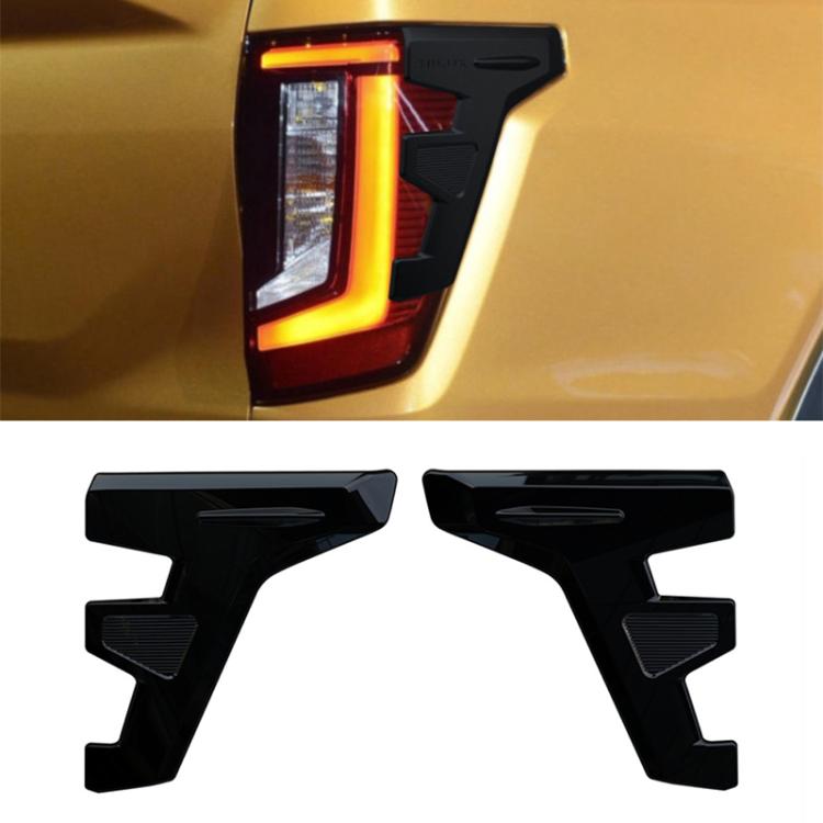 Taillight Trim Frame For Toyota Hilux — Piano Black