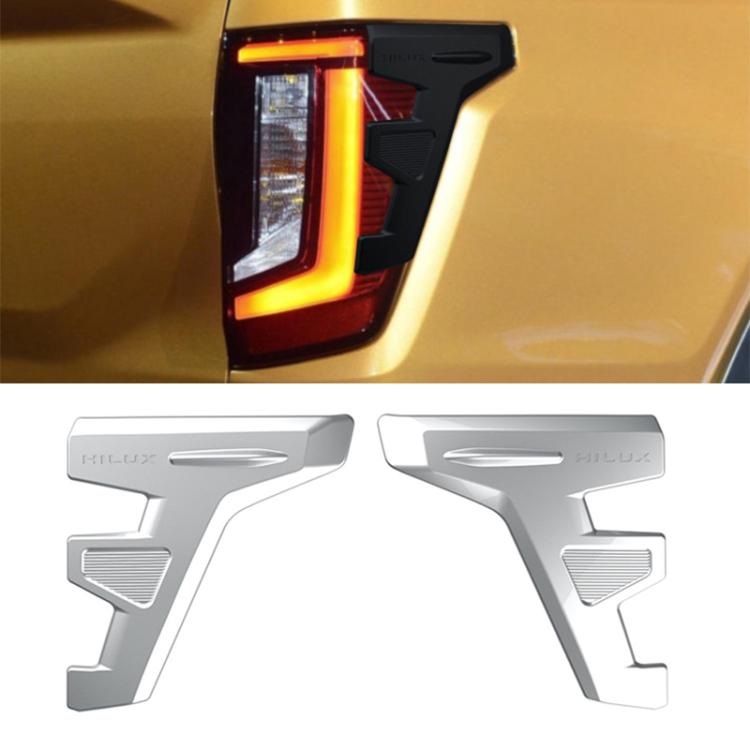 Taillight Trim Frame For Toyota Hilux — Matte Silver