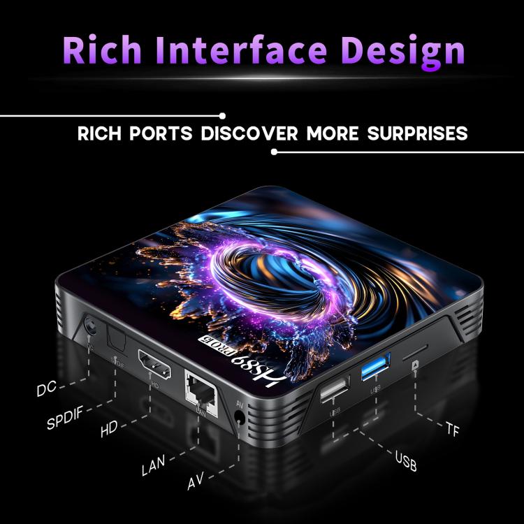HS89 Pro 15 Android 14 Smart TV Set Top Box, RK3539 Quad-Core Cortex-A55