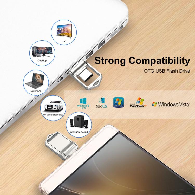 USB 3.0 Type-C High Speed Mini Computer & Phone Dual-purpose Rotary U Disk — view 14