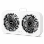 F8 Dual-Head Desktop Air Circulation Cooling Fan