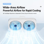 F8 Dual-Head Desktop Air Circulation Cooling Fan — view 11