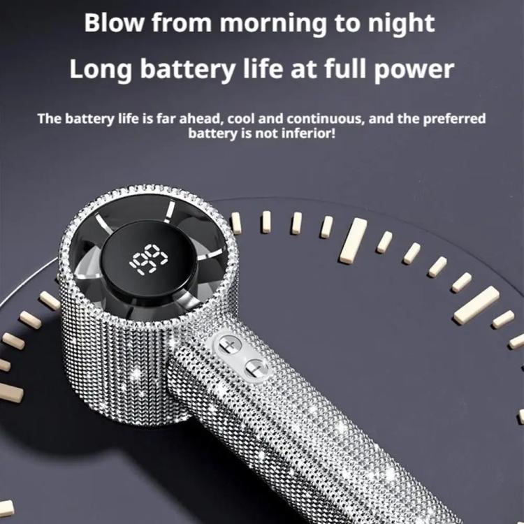 S5 Bling Rhinestone High-speed Handheld Fan — view 14