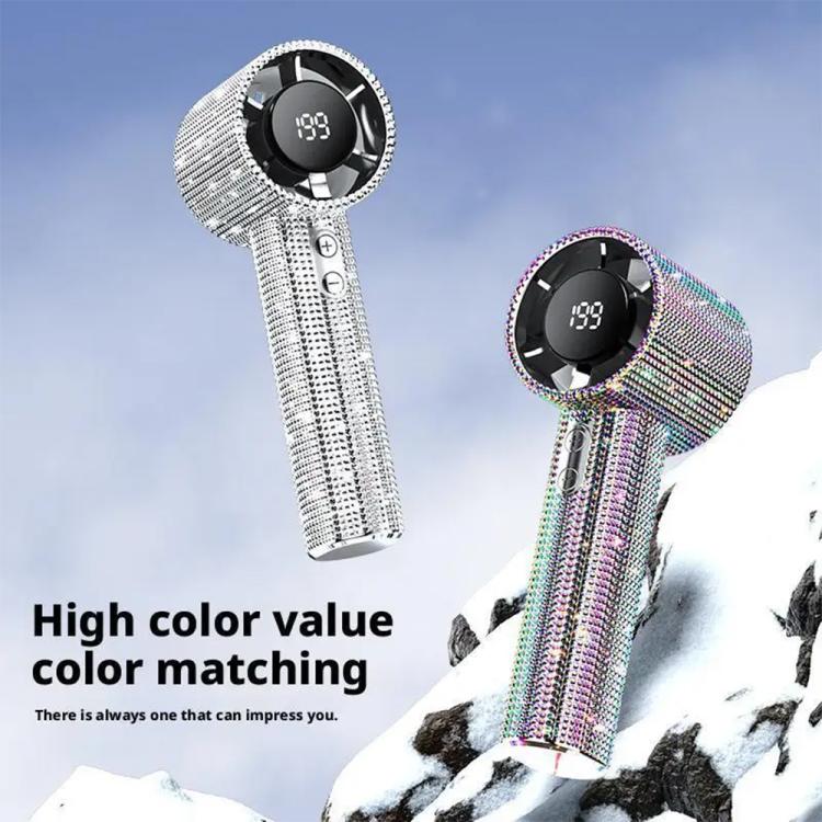 S5 Bling Rhinestone High-speed Handheld Fan — view 6
