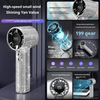 S5 Bling Rhinestone High-speed Handheld Fan — view 8