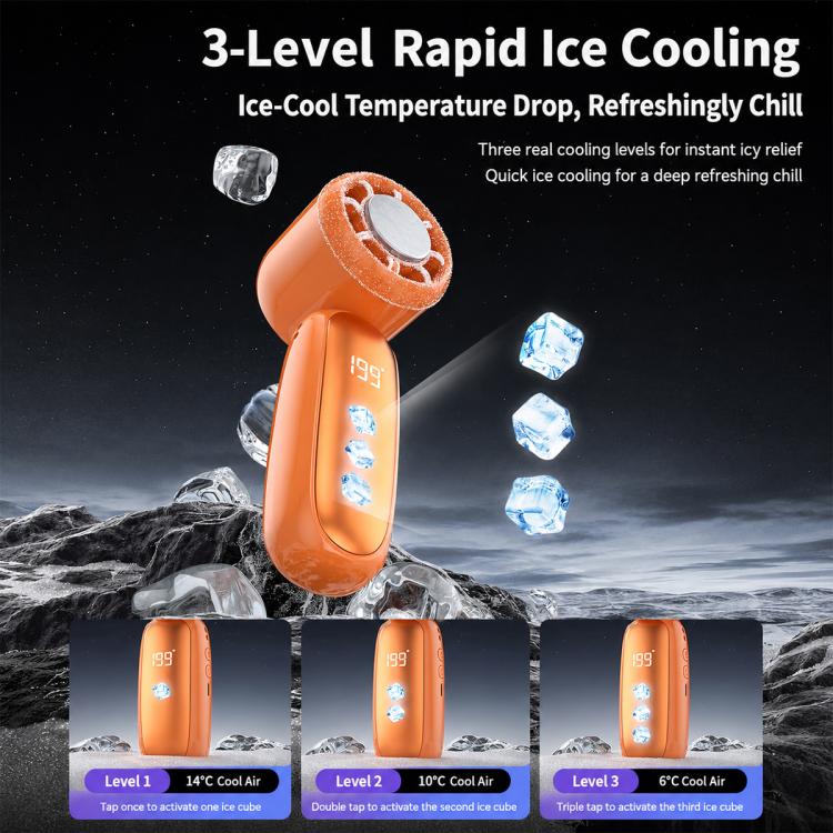 K22 Digital Display High-Speed Cooling Handheld Fan — view 9