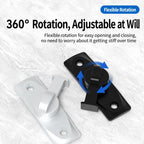 360-Degree Rotating Aluminum Alloy Door and Window Security Latch Lock — view 7