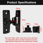 360-Degree Rotating Aluminum Alloy Door and Window Security Latch Lock — view 13