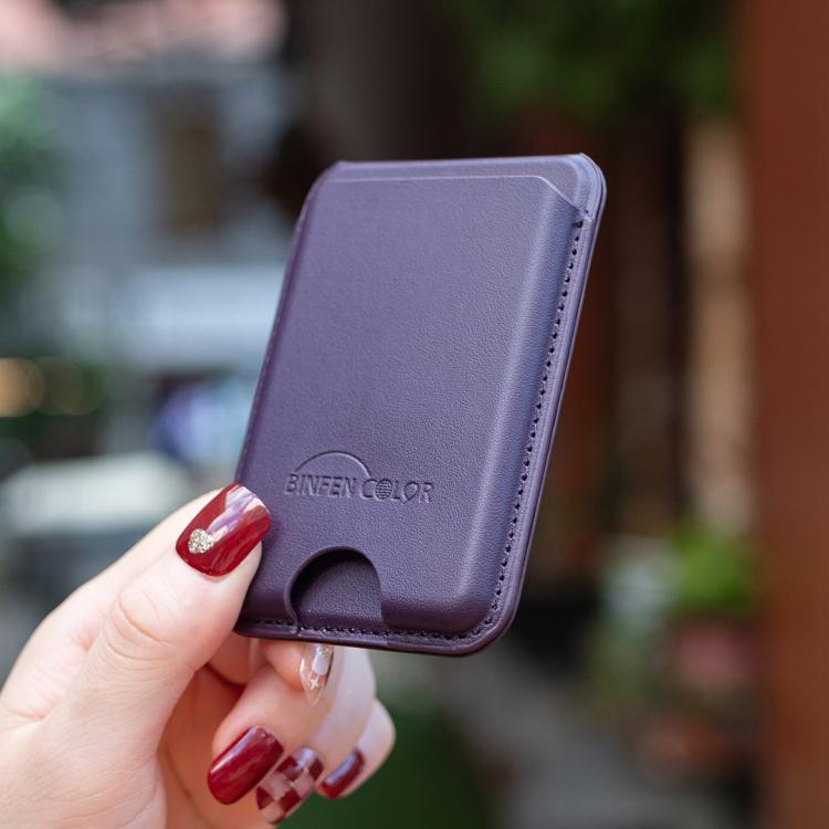 BFK52 Magnetic 3 Card Vegan Leather Card Bag