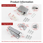 Handle Free Push-To-Ppen Cabinet Door Retractor Rebound Latch — view 7