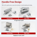 Handle Free Push-To-Ppen Cabinet Door Retractor Rebound Latch — view 11