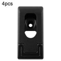 4pcs/Pack Thickened Closet Rod Support Brackets, Wardrobe Clothes Rail End Holders