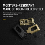 4pcs/Pack Thickened Closet Rod Support Brackets, Wardrobe Clothes Rail End Holders — view 13